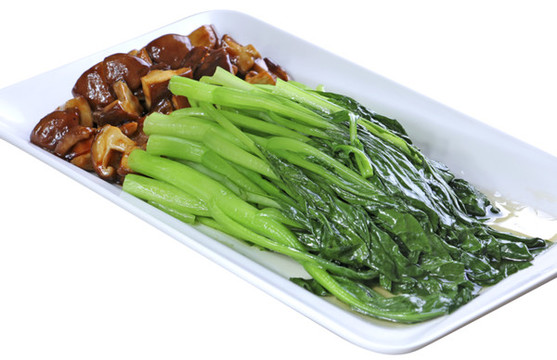 碧綠菜膽扒香菇