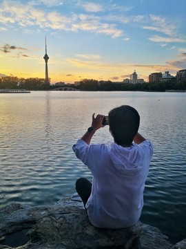 人物背影