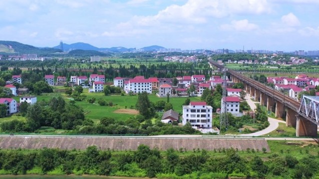 江西省吉安縣永和鎮(zhèn)贛江沿岸風(fēng)光