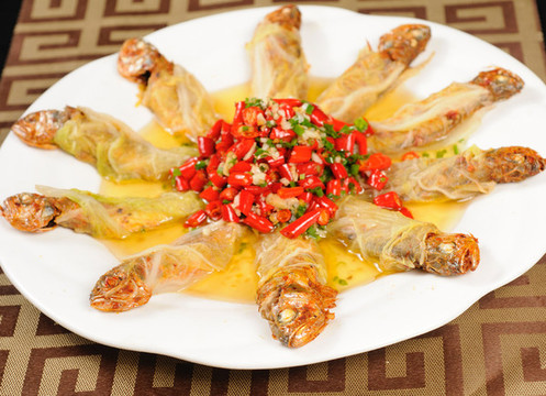 剁椒蒸小黃魚