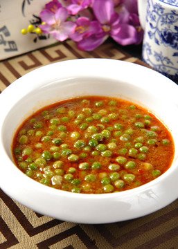 鹽丁豌豆渣