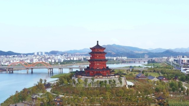 吉安中國(guó)進(jìn)士文化園藏書(shū)閣