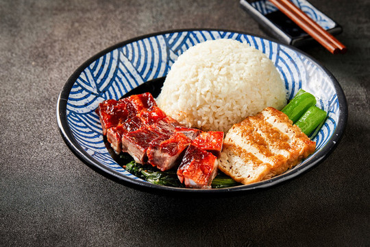 港式燒排骨飯