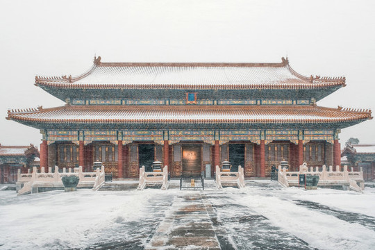故宮博物院雪景