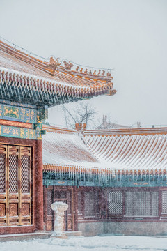 故宮博物院雪景