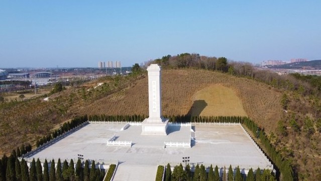 航拍江西吉安烈士紀(jì)念園