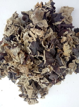 一堆干木耳