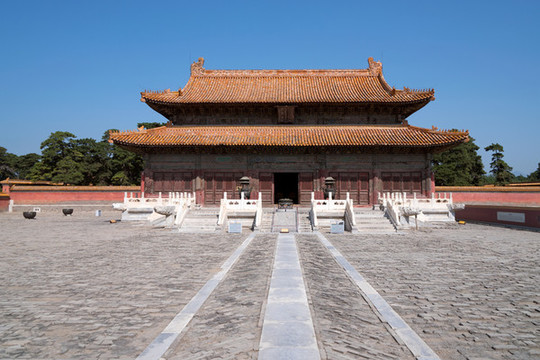 清朝雍正皇帝陵墓泰陵隆恩門(mén)