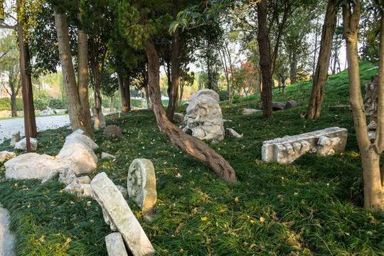 古代石雕大理石