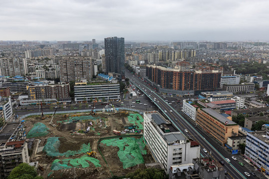 成都市區(qū)俯瞰