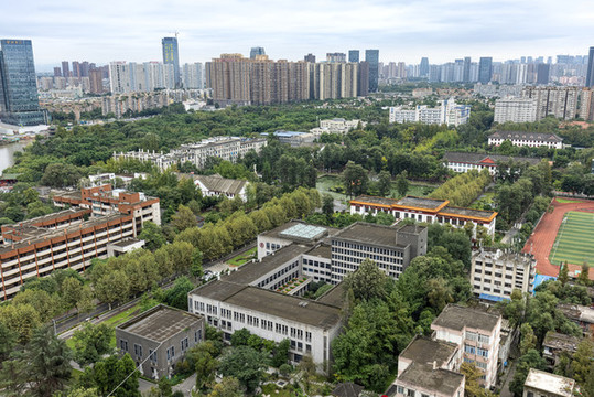 成都市區(qū)俯瞰