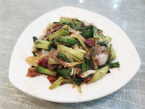 大蒜炒臘肉