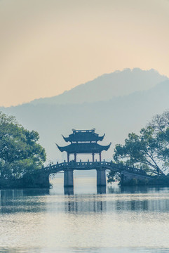 中國浙江杭州西湖玉帶橋
