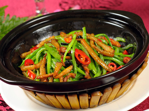 缽仔扁豆絲