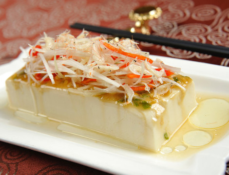 櫻花蝦拌豆腐