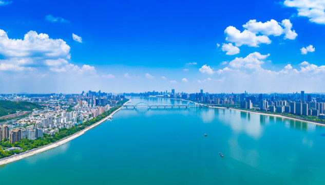 杭州市濱江區(qū)城市風光