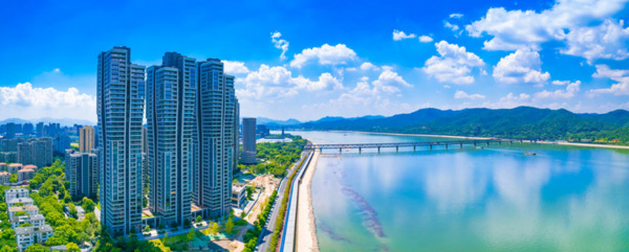 杭州市濱江區(qū)城市風光