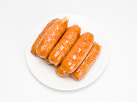 油炸香腸美食