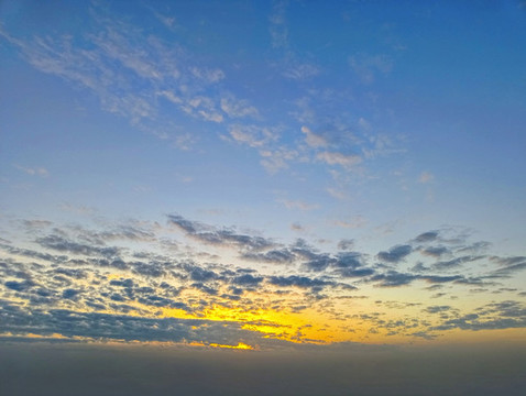 陽光云海景色