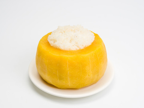 營(yíng)養(yǎng)主食南瓜煲飯