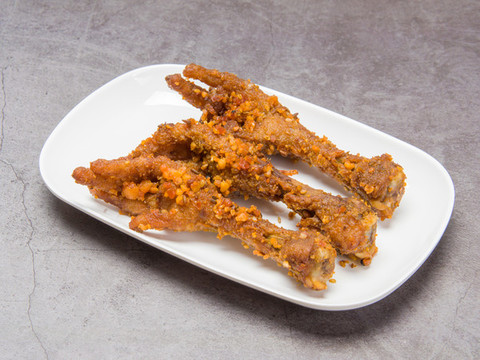 炸雞爪小吃美食