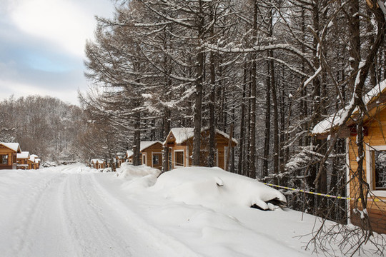本溪青云山冬季雪景