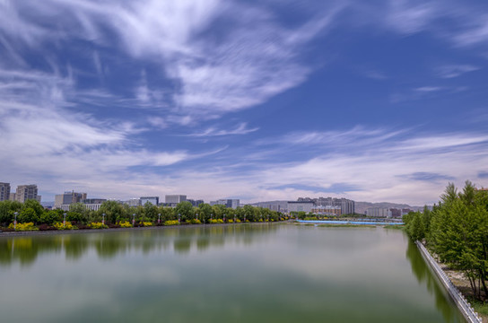 呼和浩特東河景觀帶