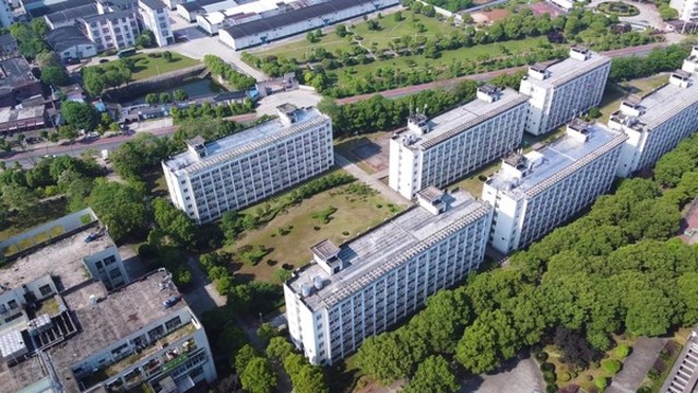 航拍井岡山大學(xué)學(xué)生公寓