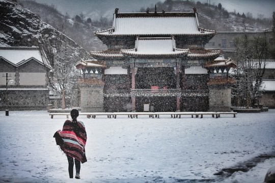 古鎮(zhèn)雪景