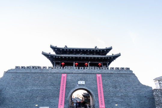 江蘇揚(yáng)州東關(guān)街的東門城墻遺址