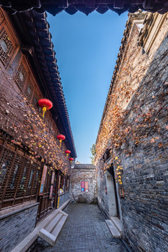 江蘇揚(yáng)州個園的園林古建筑