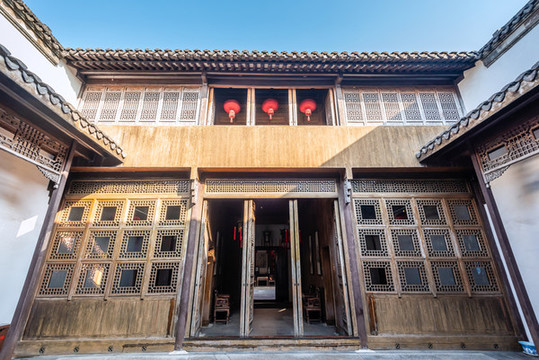 揚(yáng)州個園的清頌堂古建筑
