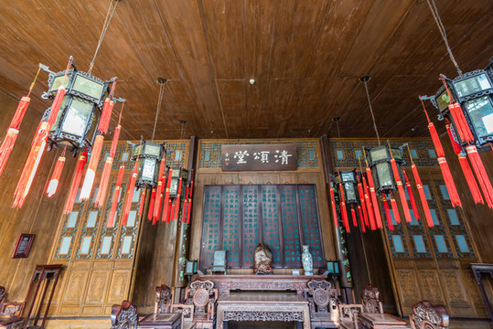 揚州個園的清頌堂古建筑