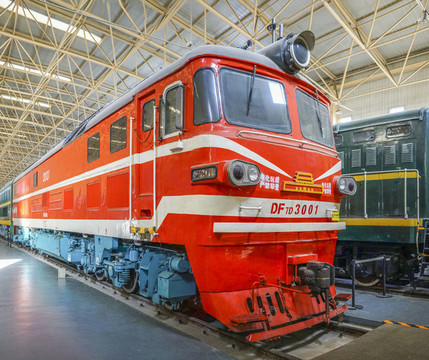 東風7D型內(nèi)燃機車高清大圖