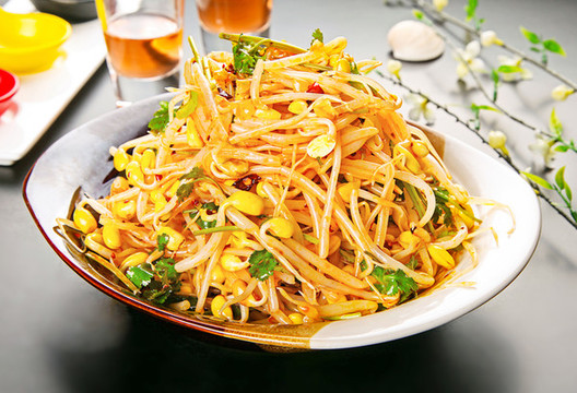 熗黃豆芽