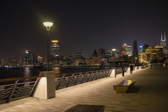 上海浦江外灘夜景