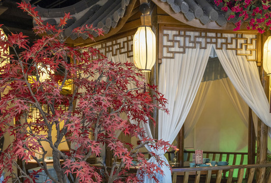 中式古典風(fēng)格餐廳