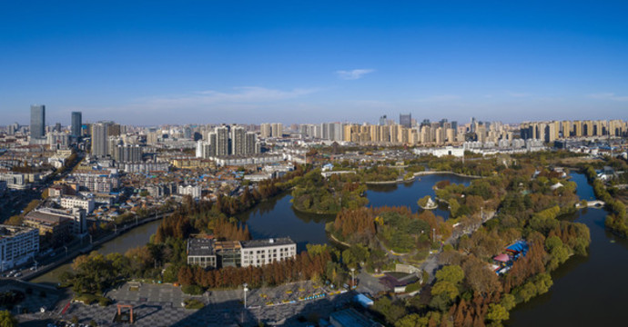 江蘇省淮安市楚秀園城市風(fēng)光
