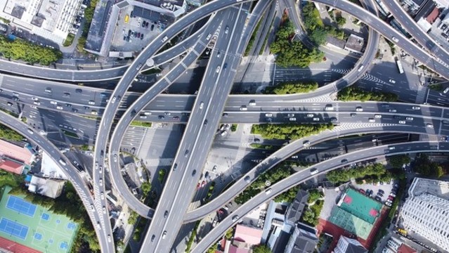 俯瞰立交橋