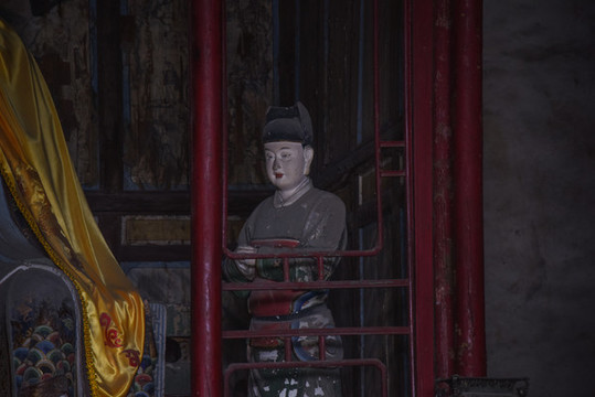 山西太原晉祠侍女像