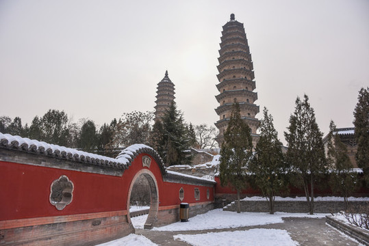太原永祚雙塔寺古建筑