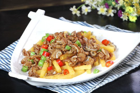 小炒豬脆骨