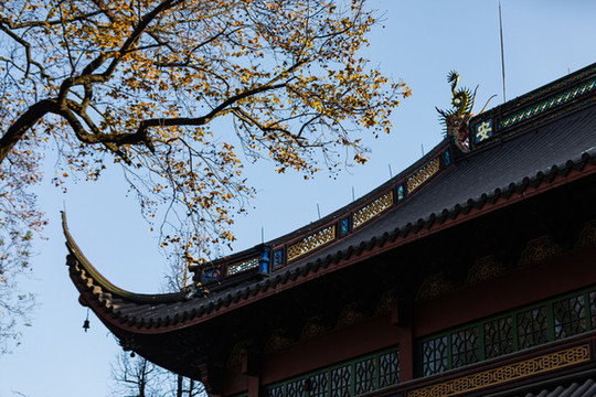 靈隱寺秋色