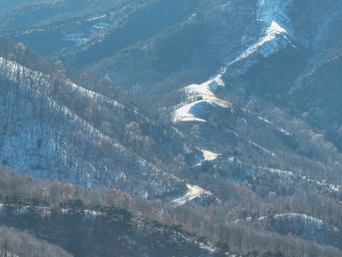 航拍濟南南部山區(qū)藥鄉(xiāng)