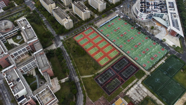 航拍校園