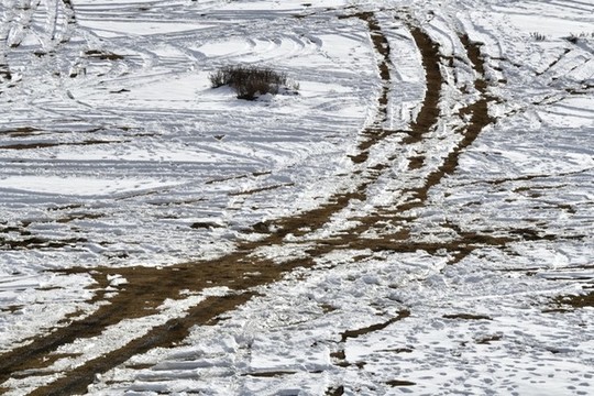 雪地車轍