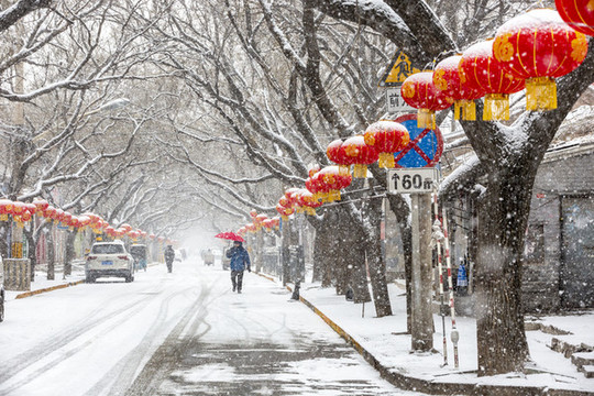 下雪了