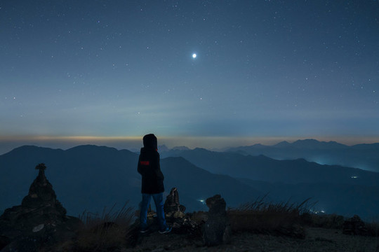 夜空中最亮的星