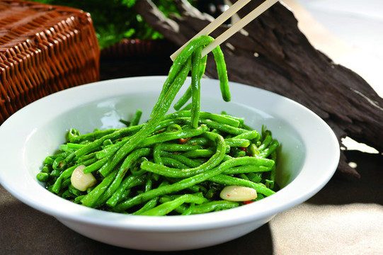 青椒豆角