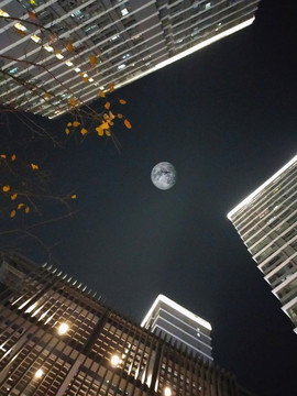 城市夜晚天空
